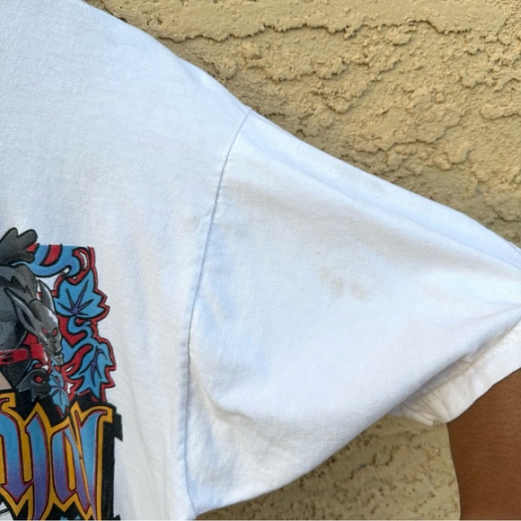 Vintage 1999 Kings Royal Sprint Car Racing Double Sided T-Shirt White XL 90s - Picture 6 of 10